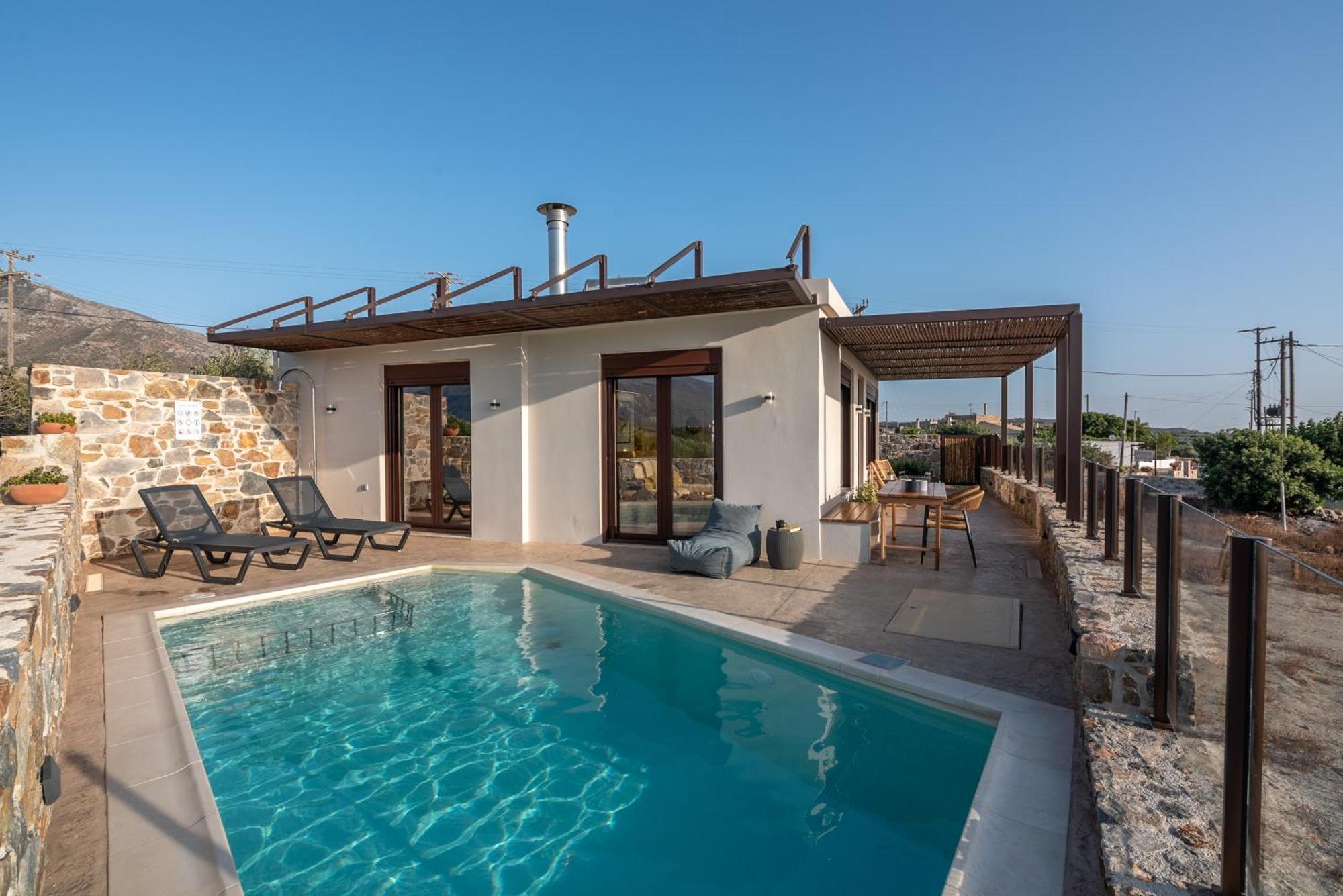 Sia Elafonisi Pool House Villa ภายนอก รูปภาพ