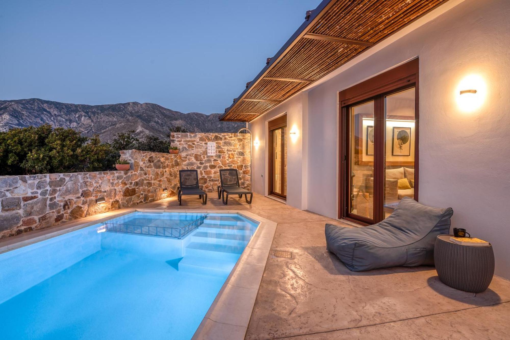 Sia Elafonisi Pool House Villa ภายนอก รูปภาพ