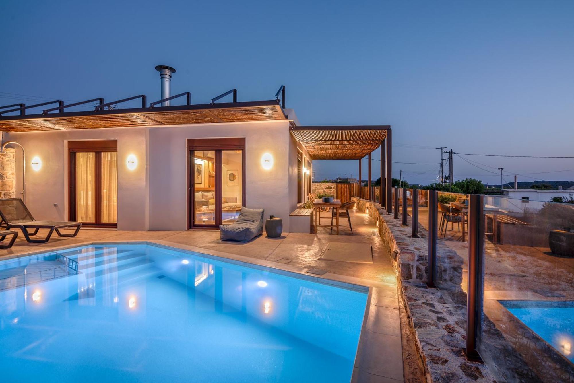Sia Elafonisi Pool House Villa ภายนอก รูปภาพ
